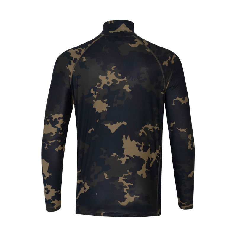 Korda Kool UPF Zip Jersey Dark Camo